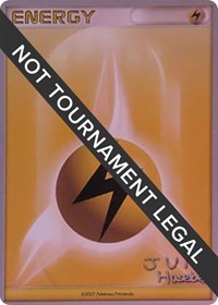 Lightning Energy - 2007 (Jun Hasebe) World Championship Decks Pokémon card