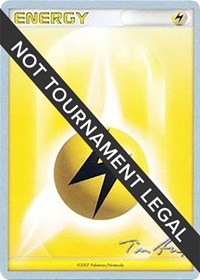 Lightning Energy - 2007 (Tom Roos) World Championship Decks Pokémon card