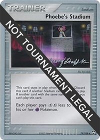 Phoebe's Stadium - 2007 (Jeremy Scharff-Kim) 79/108 World Championship Decks Pokémon card