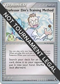 Professor Elm's Training Method - 2007 (Tom Roos) 79/101 World Championship Decks Pokémon card