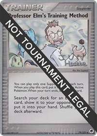Professor Elm's Training Method - 2007 (Jun Hasebe) 79/101 World Championship Decks Pokémon card