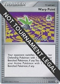 Warp Point - 2007 (Jeremy Scharff-Kim) 116/130 World Championship Decks Pokémon card
