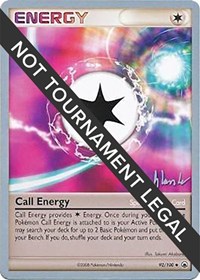 Call Energy - 2008 (Dylan Lefavour) 92/100 World Championship Decks Pokémon card