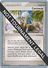 Castaway - 2008 (Tristan Robinson) 72/100 World Championship Decks Pokémon card