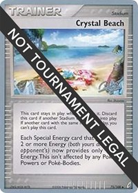 Crystal Beach - 2008 (Paul Atanassov) 75/100 World Championship Decks Pokémon card