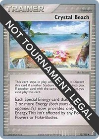 Crystal Beach - 2008 (Tristan Robinson) 75/100 World Championship Decks Pokémon card