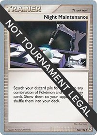Night Maintenance - 2008 (Dylan Lefavour) 120/132 World Championship Decks Pokémon card