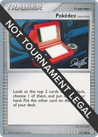 Pokedex (HANDY910is) - 2008 (Paul Atanassov) 111/130 World Championship Decks Pokémon card