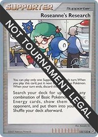 Roseanne's Research - 2008 (Paul Atanassov) 125/132 World Championship Decks Pokémon card