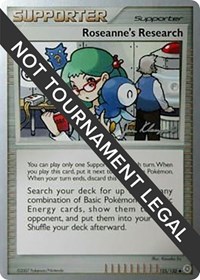 Roseanne's Research - 2008 (Jason Klaczynski) 125/132 World Championship Decks Pokémon card