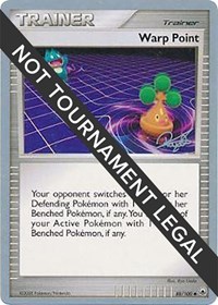 Warp Point - 2008 (Paul Atanassov) 88/100 World Championship Decks Pokémon card