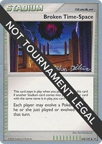 Broken Time-Space - 2009 (Stephen Silvestro) 104/127 World Championship Decks Pokémon card