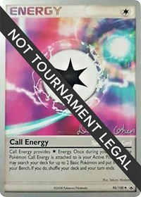 Call Energy - 2009 (David Cohen) 92/100 World Championship Decks Pokémon card