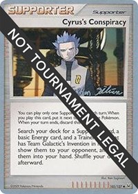 Cyrus's Conspiracy - 2009 (Stephen Silvestro) 105/127 World Championship Decks Pokémon card