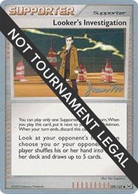 Looker's Investigation - 2009 (Jason Martinez) 109/127 World Championship Decks Pokémon card