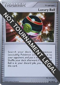 Luxury Ball - 2009 (Stephen Silvestro) 86/100 World Championship Decks Pokémon card