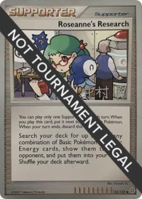 Roseanne's Research - 2009 (Tsubasa Nakamura) 125/132 World Championship Decks Pokémon card