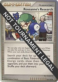 Roseanne's Research - 2009 (Jason Martinez) 125/132 World Championship Decks Pokémon card