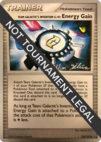 Team Galactic's Invention G-101 Energy Gain - 2009 (Stephen Silvestro) 116/127 World Championship Decks Pokémon card