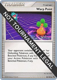 Warp Point - 2009 (Stephen Silvestro) 88/100 World Championship Decks Pokémon card