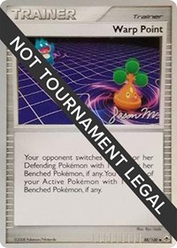 Warp Point - 2009 (Jason Martinez) 88/100 World Championship Decks Pokémon card