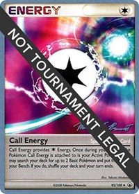 Call Energy - 2010 (Michael Pramawat) 92/100 World Championship Decks Pokémon card