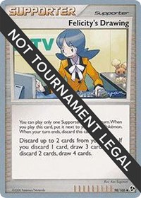 Felicity's Drawing - 2010 (Mychael Bryan) 98/106 World Championship Decks Pokémon card