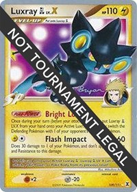 Luxray GL LV.X - 2010 (Mychael Bryan) 109/111