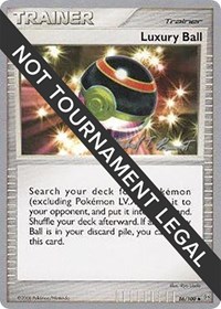 Luxury Ball - 2010 (Michael Pramawat) 86/100 World Championship Decks Pokémon card