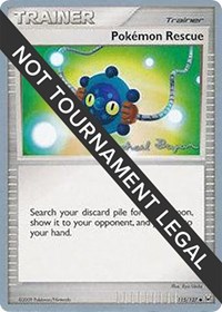 Pokemon Rescue - 2010 (Mychael Bryan) 115/127 World Championship Decks Pokémon card