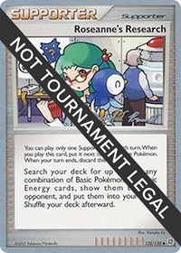 Roseanne's Research - 2010 (Michael Pramawat) 125/132 World Championship Decks Pokémon card