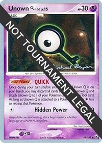 Unown [Q] - 2010 (Mychael Bryan) 49/100