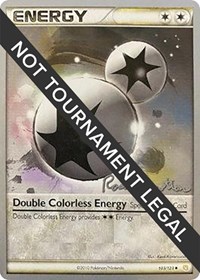 Double Colorless Energy - 2011 (Ross Cawthon) 103/123 World Championship Decks Pokémon card