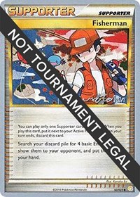 Fisherman - 2011 (David Cohen) 92/123 World Championship Decks Pokémon card