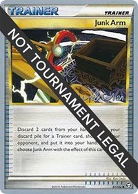 Junk Arm - 2011 (David Cohen) 87/102 World Championship Decks Pokémon card