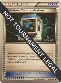 Pokemon Communication - 2011 (Gustavo Wada) 99/114 World Championship Decks Pokémon card