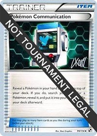 Pokemon Communication - 2011 (Christopher Kan) 99/114 World Championship Decks Pokémon card