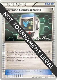 Pokemon Communication - 2011 (Ross Cawthon) 99/114 World Championship Decks Pokémon card