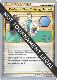 Professor Elm's Training Method - 2011 (Christopher Kan) 100/123 World Championship Decks Pokémon card