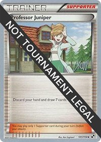Professor Juniper - 2011 (Christopher Kan) 101/114 World Championship Decks Pokémon card