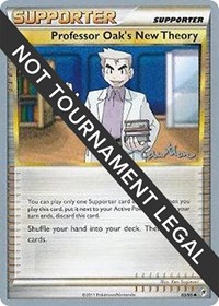 Professor Oak's New Theory - 2011 (Ross Cawthon) 83/95 World Championship Decks Pokémon card