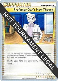 Professor Oak's New Theory - 2011 (Christopher Kan) 101/123 World Championship Decks Pokémon card