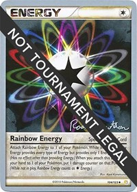 Rainbow Energy - 2011 (Ross Cawthon) 104/123 World Championship Decks Pokémon card