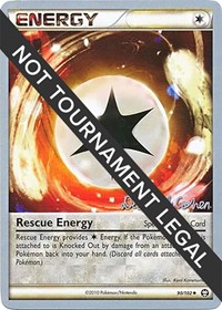 Rescue Energy - 2011 (David Cohen) 90/102 World Championship Decks Pokémon card