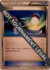Switch - 2011 (David Cohen) 104/114 World Championship Decks Pokémon card