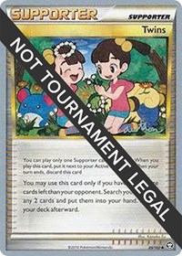 Twins - 2011 (Ross Cawthon) 89/102 World Championship Decks Pokémon card