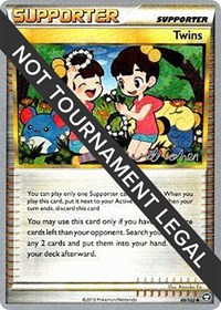 Twins - 2011 (David Cohen) 89/102 World Championship Decks Pokémon card