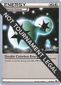 Double Colorless Energy - 2012 (Zachary Bokhari) 92/99 World Championship Decks Pokémon card