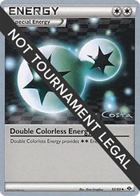 Double Colorless Energy - 2012 (Igor Costa) 92/99 World Championship Decks Pokémon card