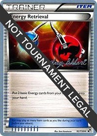 Energy Retrieval - 2012 (Zachary Bokhari) 92/114 World Championship Decks Pokémon card